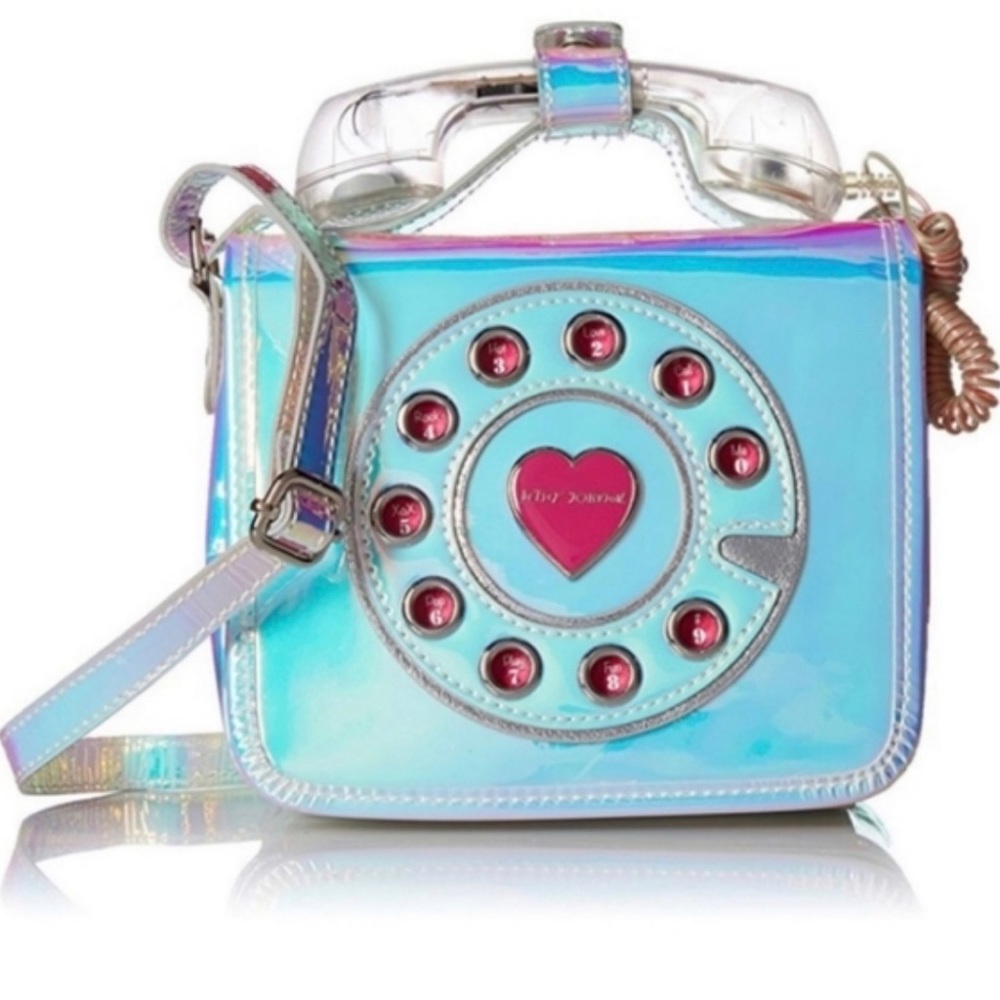 Betsey Johnson Calling All Girlfriends Phone Bag (iridescent)